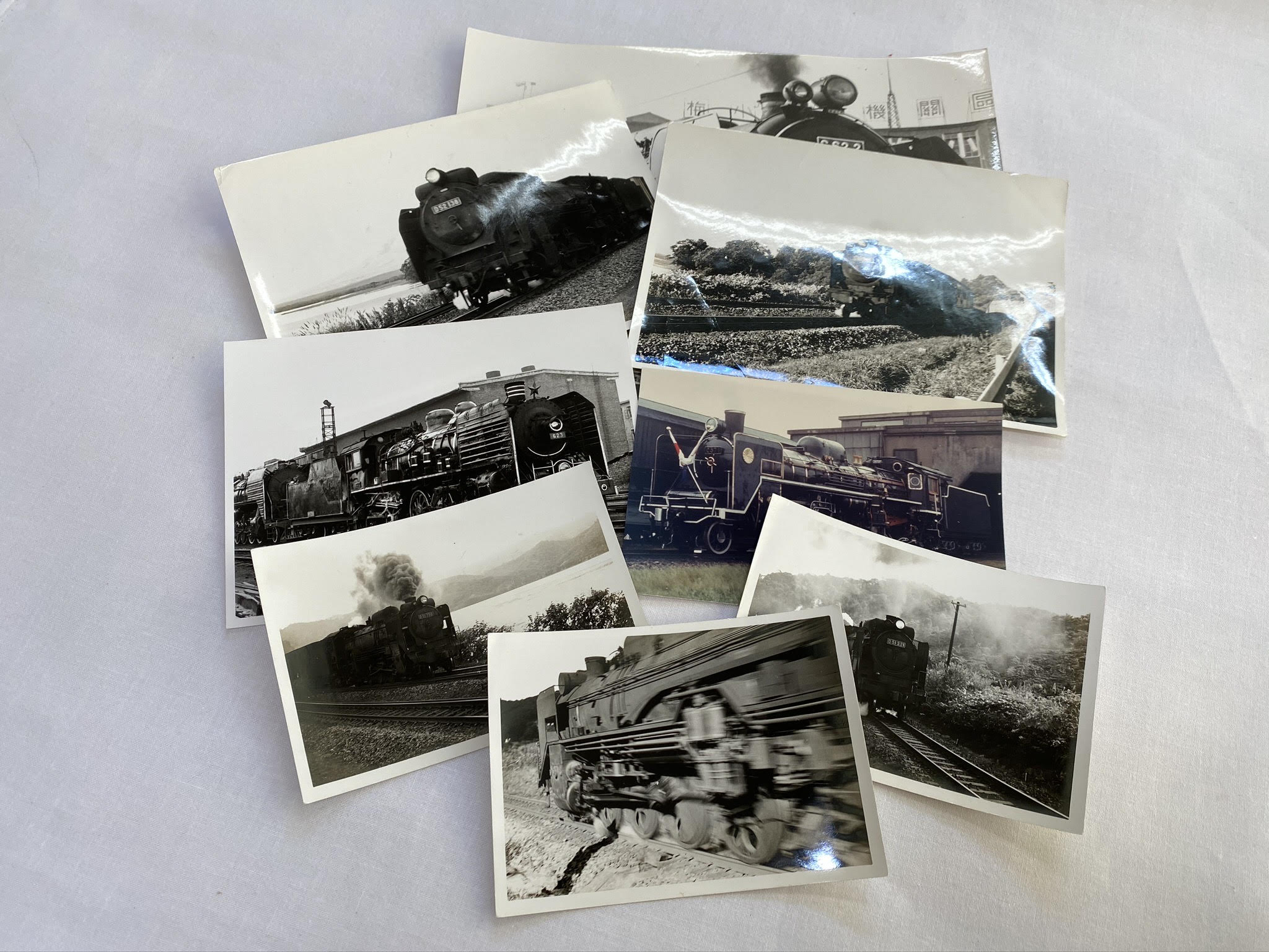 買取価格:100円　蒸気機関車など古い鉄道写真
