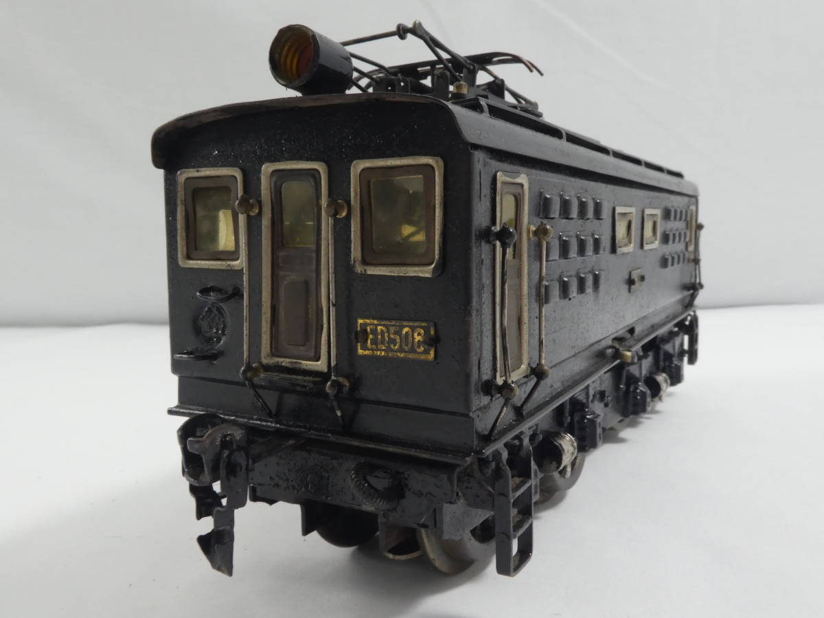 買取価格：8,000円 鉄道模型 電気機関車 ED506 29mmゲージ 箱なし 金属製
